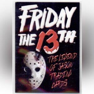 Friday the 13th Jason Voorhees 2002 Horror Movie Halloween Promo Card